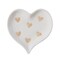 Transpac Dolomite Natural Heart Ring Dish Trinket Tray White and Mud for Valentines Day Tabletop Decor